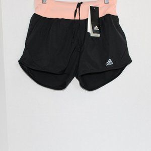 NWT Adidas Black Running Workout Shorts XS (Sz 4)